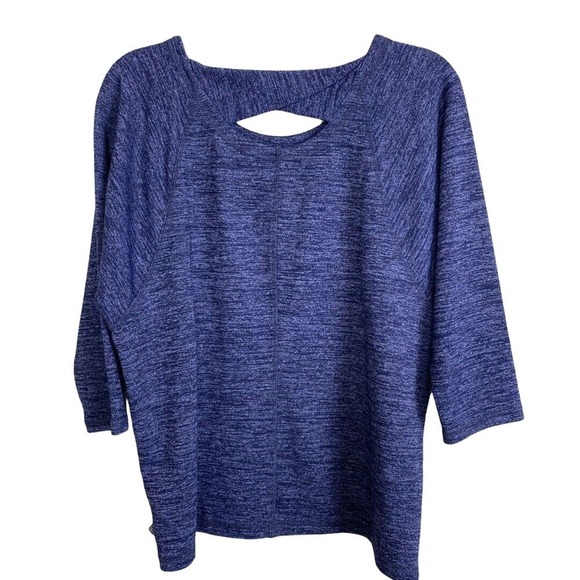 T by Talbots 3/4‎ Dolman Sleeve Cut Out Knit Shirt - Picture 7 of 7